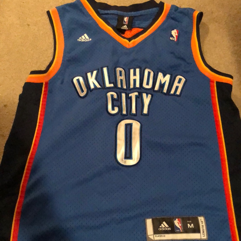 Adidas Westbrook OKC Thunder NBA Jersey Authentic